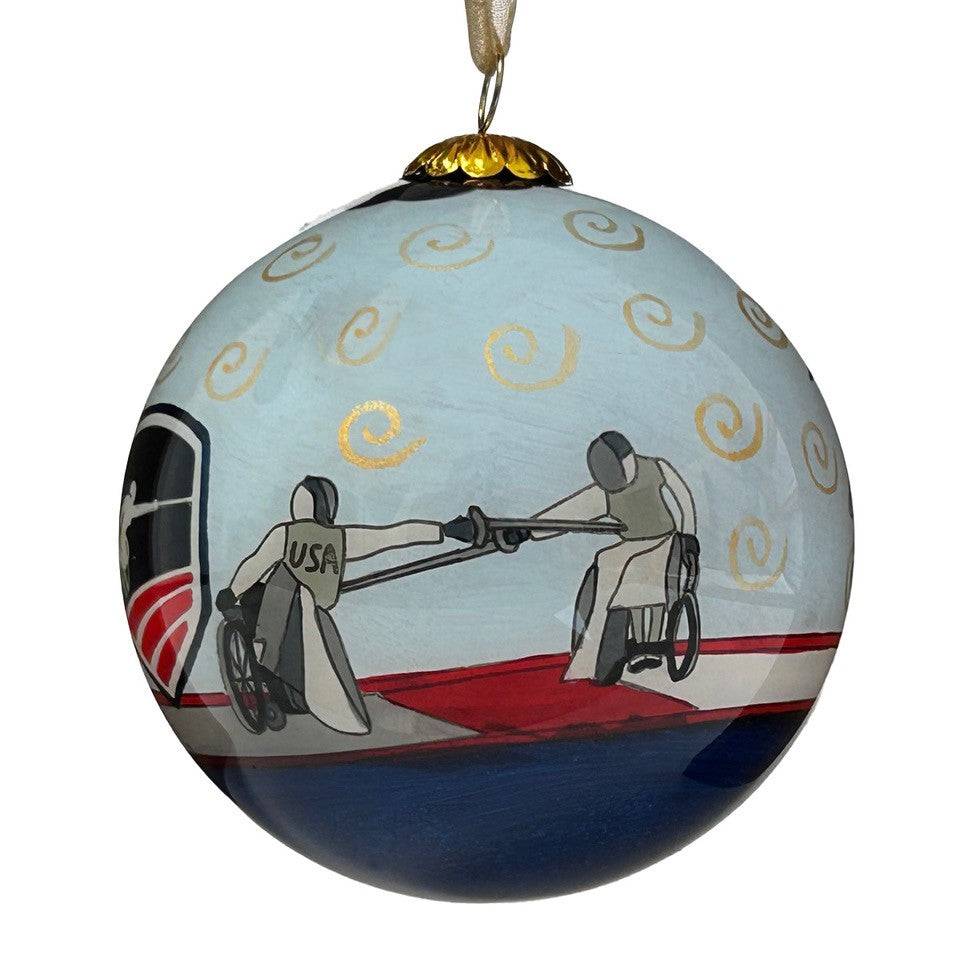 USA Fencing Ornament