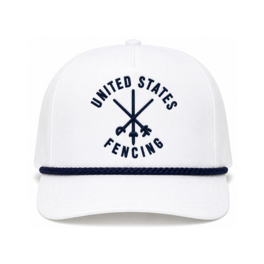 USA Fencing Three Sword Rope Hat