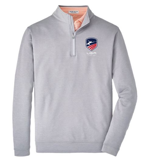 Peter Millar Official Logo 1/4 Zip Perth