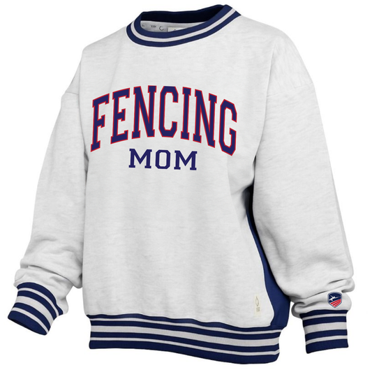 PROUD FENCING MOM CREWNECK