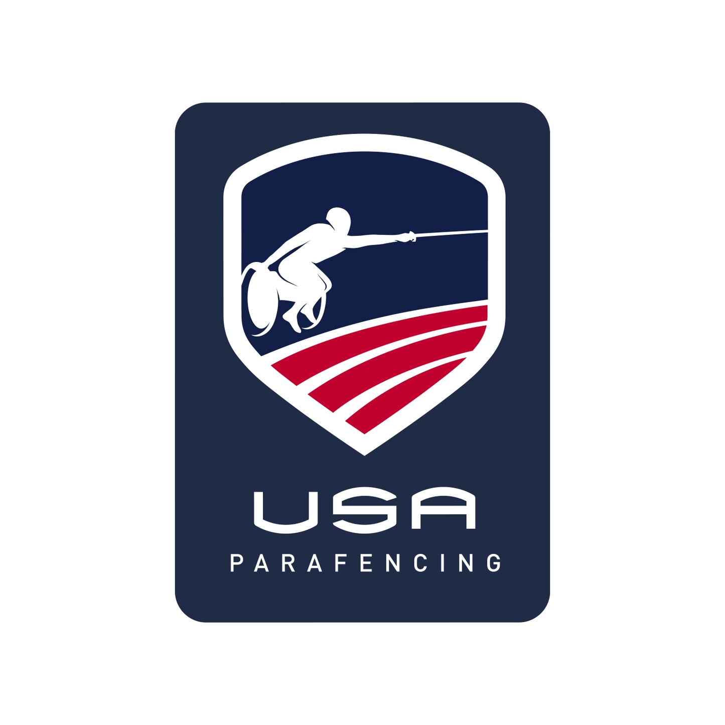 USA Parafencing Logo Sticker
