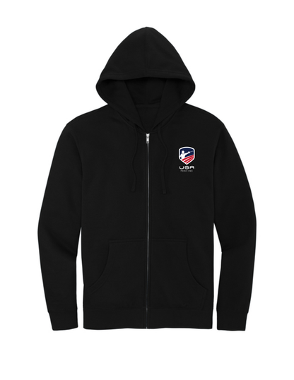 Circle Zip-Up Hoodie