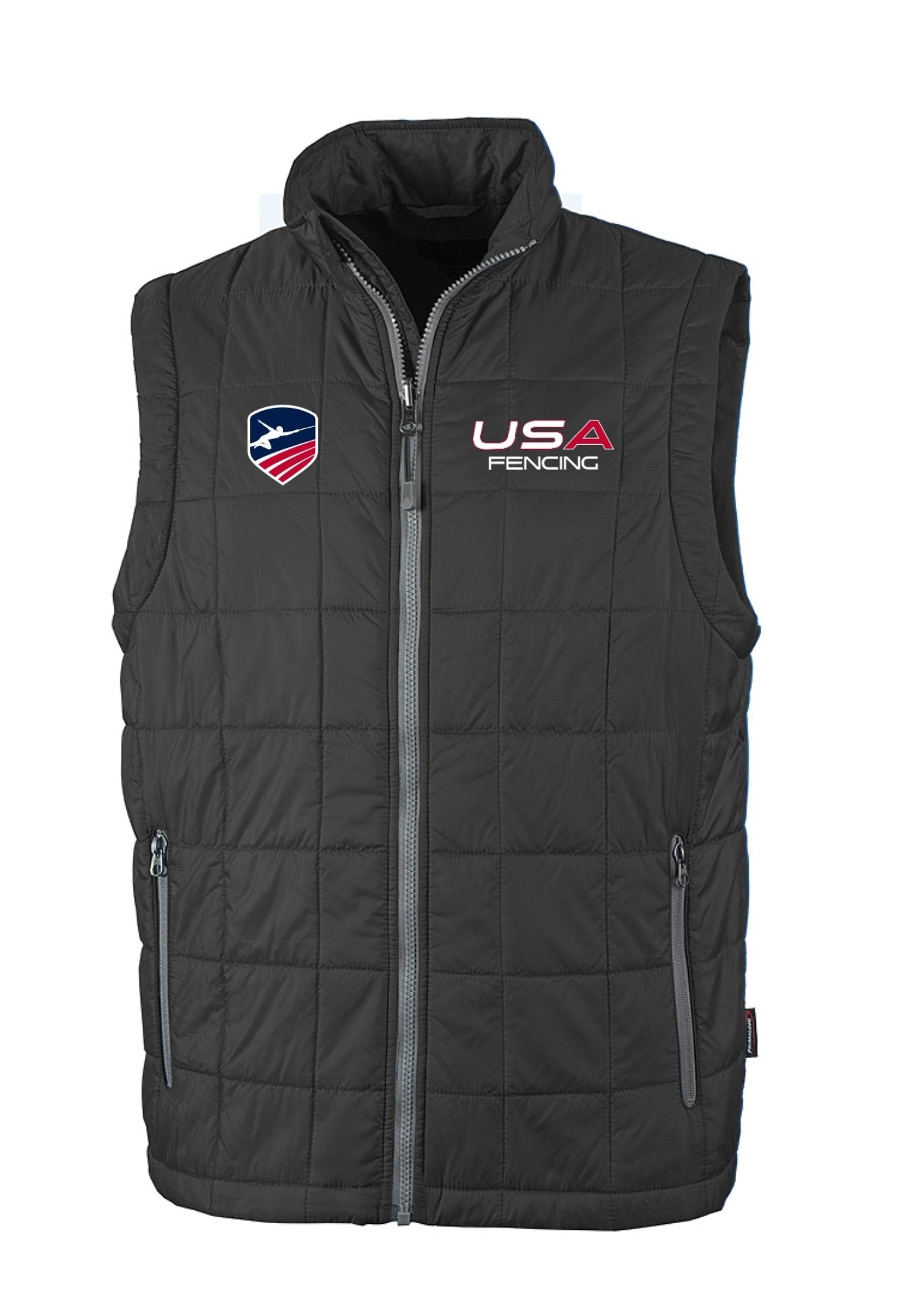USA FENCING MENS RADIUS QUILTED PUFFER VEST