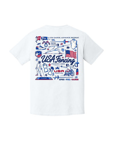USA Fencing Icons Tee