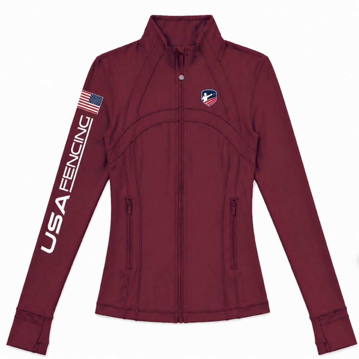 USA Fencing Cropped Define Jacket