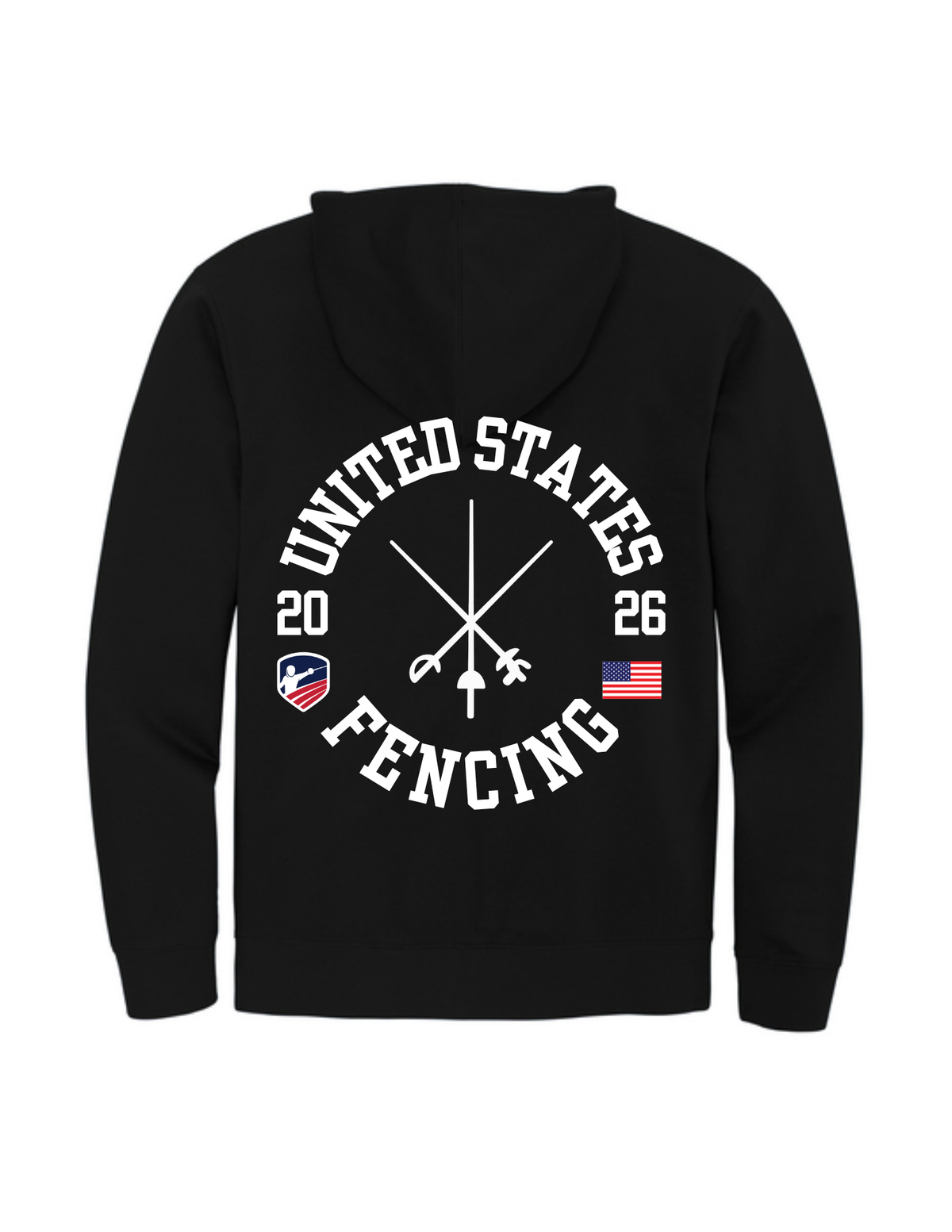 Circle Zip-Up Hoodie