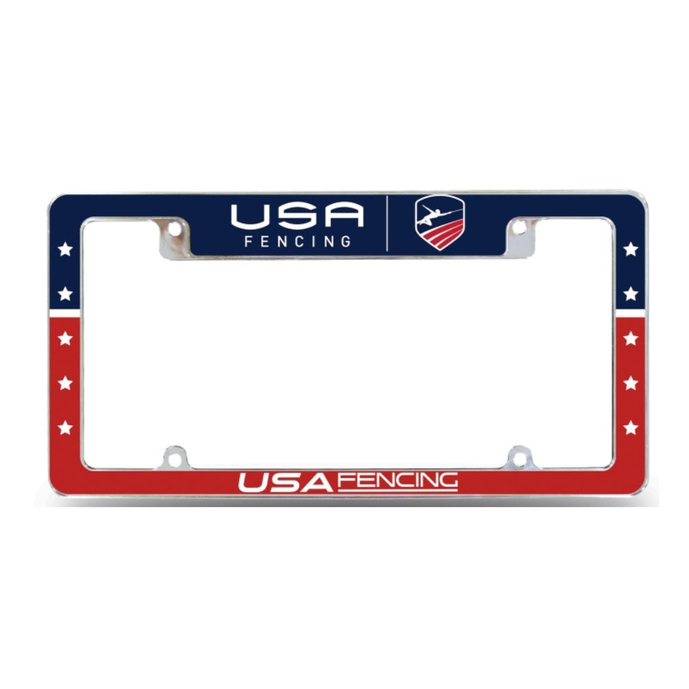 USA Fencing License Plate Frame
