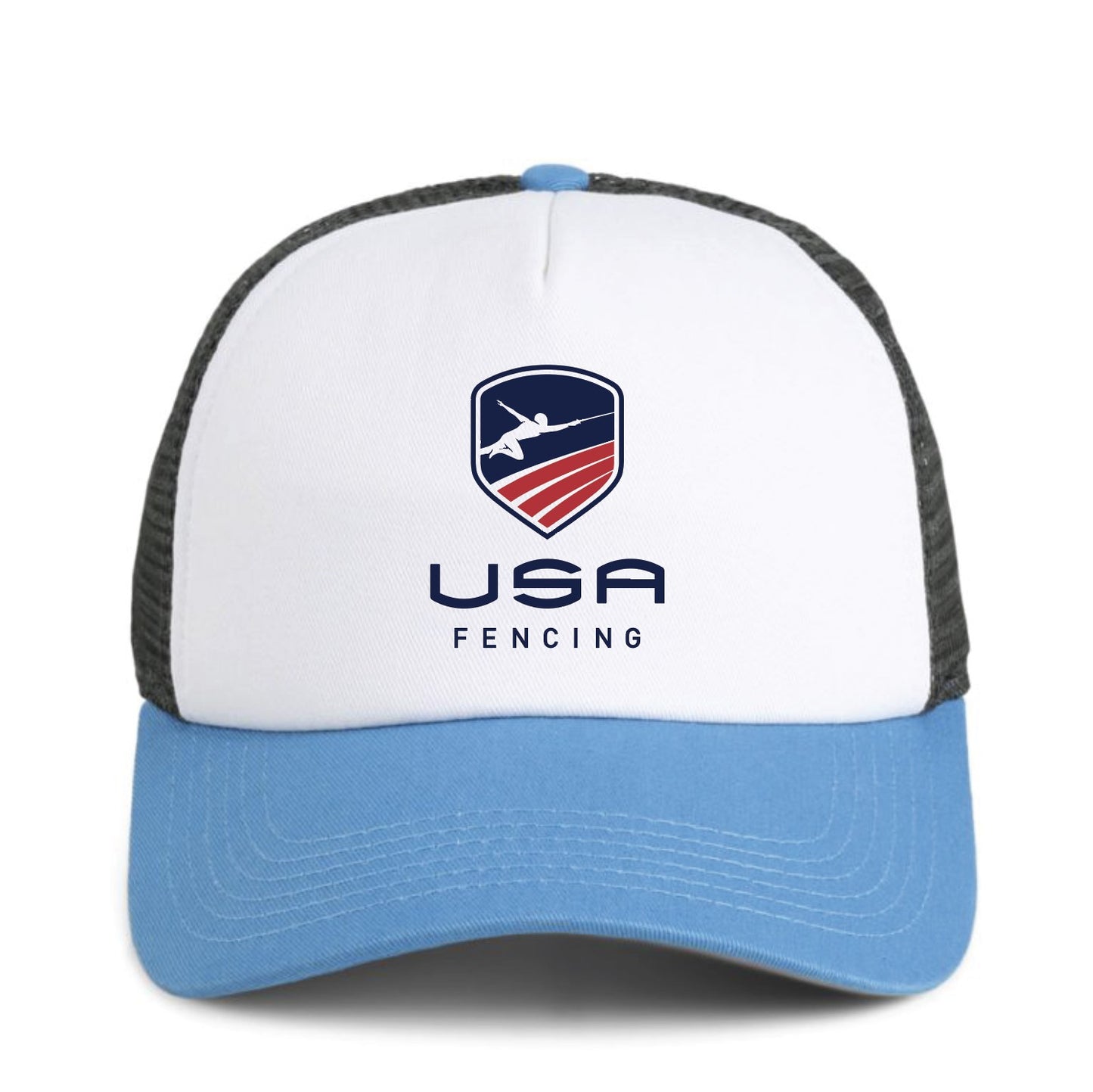 5 Panel Official USA Fencing Logo Hat