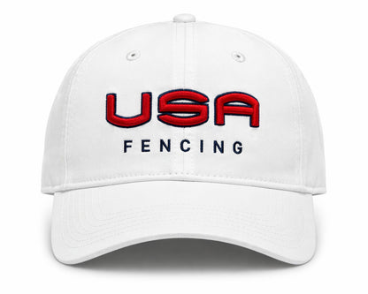 USA Fencing Puff Embroidered Hat