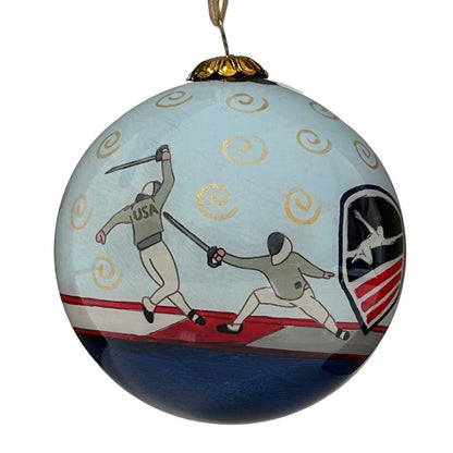 USA Fencing Ornament
