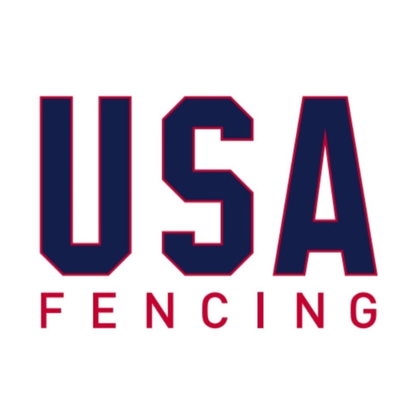 USA FENCING 2X2 STICKER