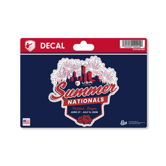 Summer Nationals 2026 USA Fencing Decal Sticker