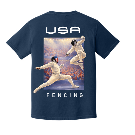 Watercolor Fencing Short Sleeve