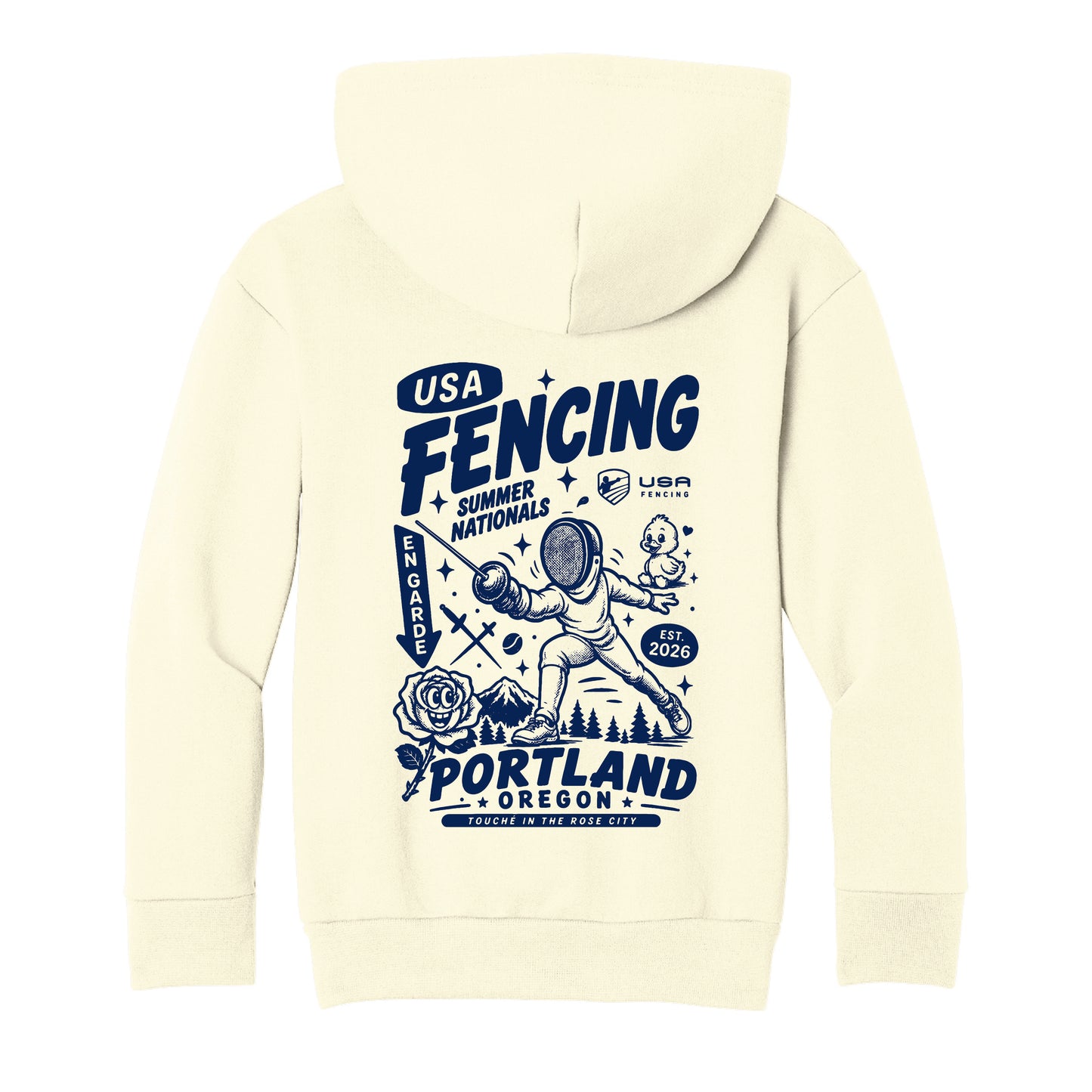 Oregon Cartoon Youth Hoodie