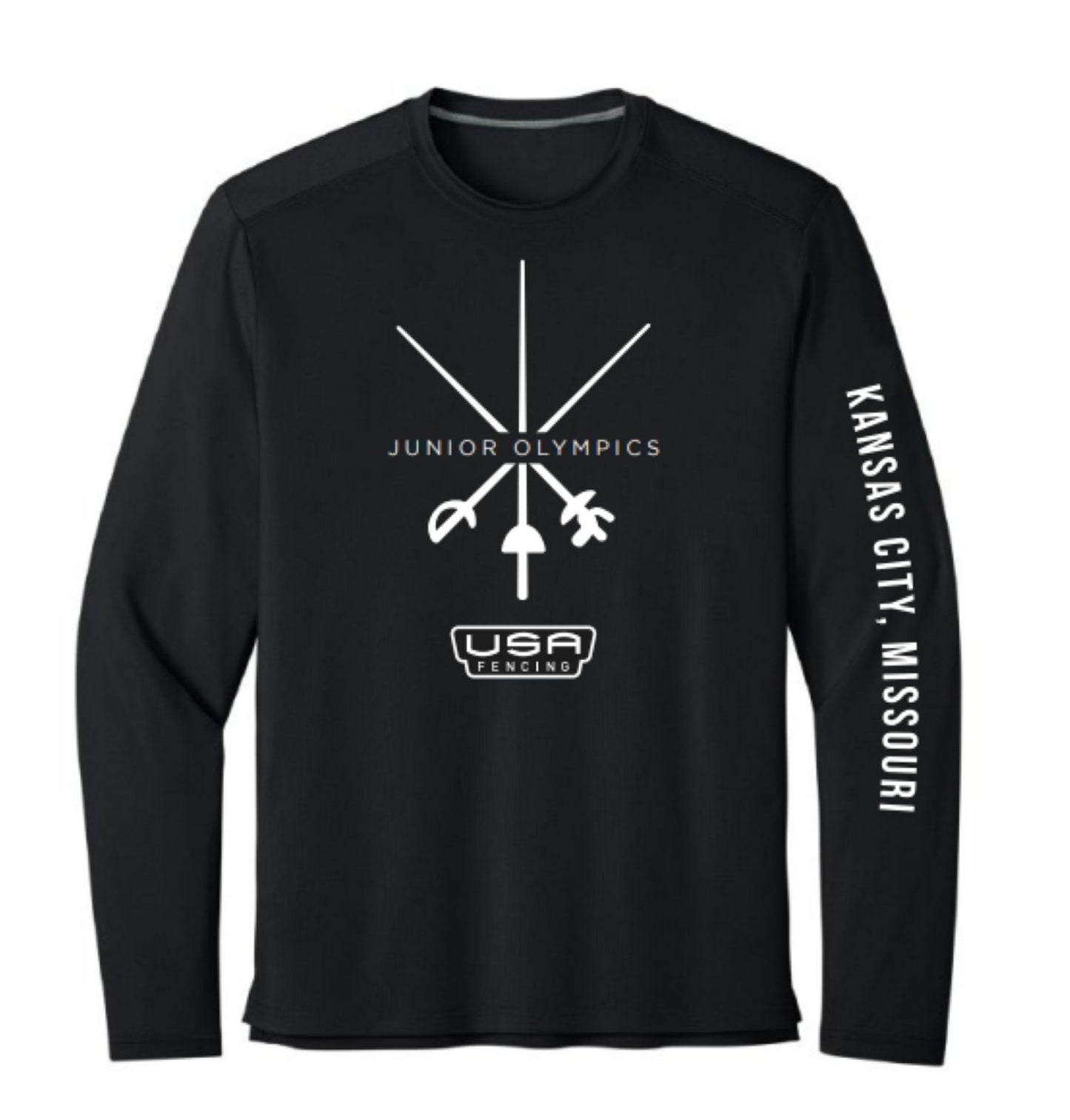 Three Fencing Swords Long-Sleeve Tee