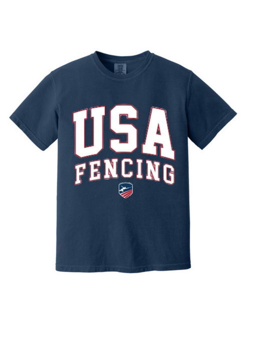 USA Fencing Block Arch Tee