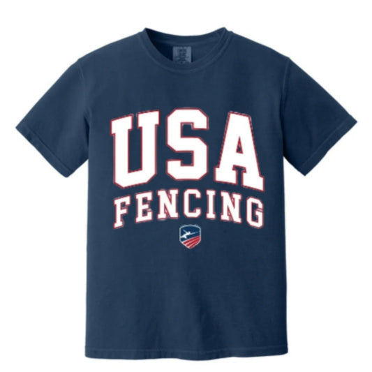 USA Fencing Block Arch Tee