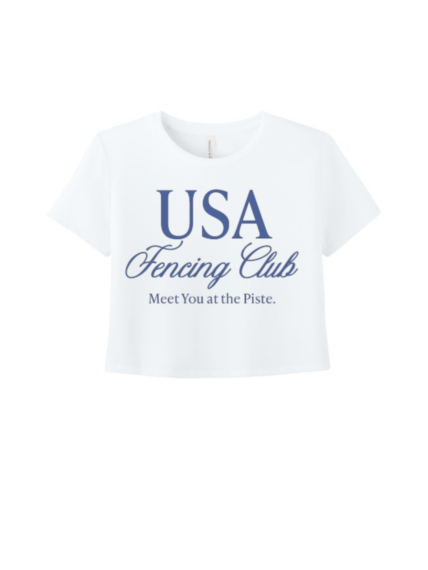 USA Fencing Club Cropped Tee
