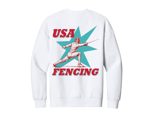 Retro Fencer Crewneck Fleece