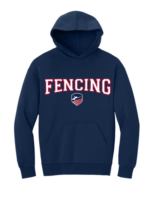 USA Fencing Block Arch Hoodie