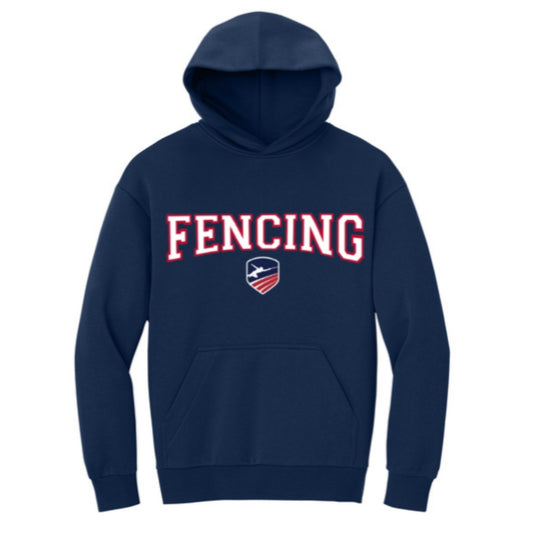 USA Fencing Block Arch Hoodie