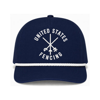 USA Fencing Three Sword Rope Hat