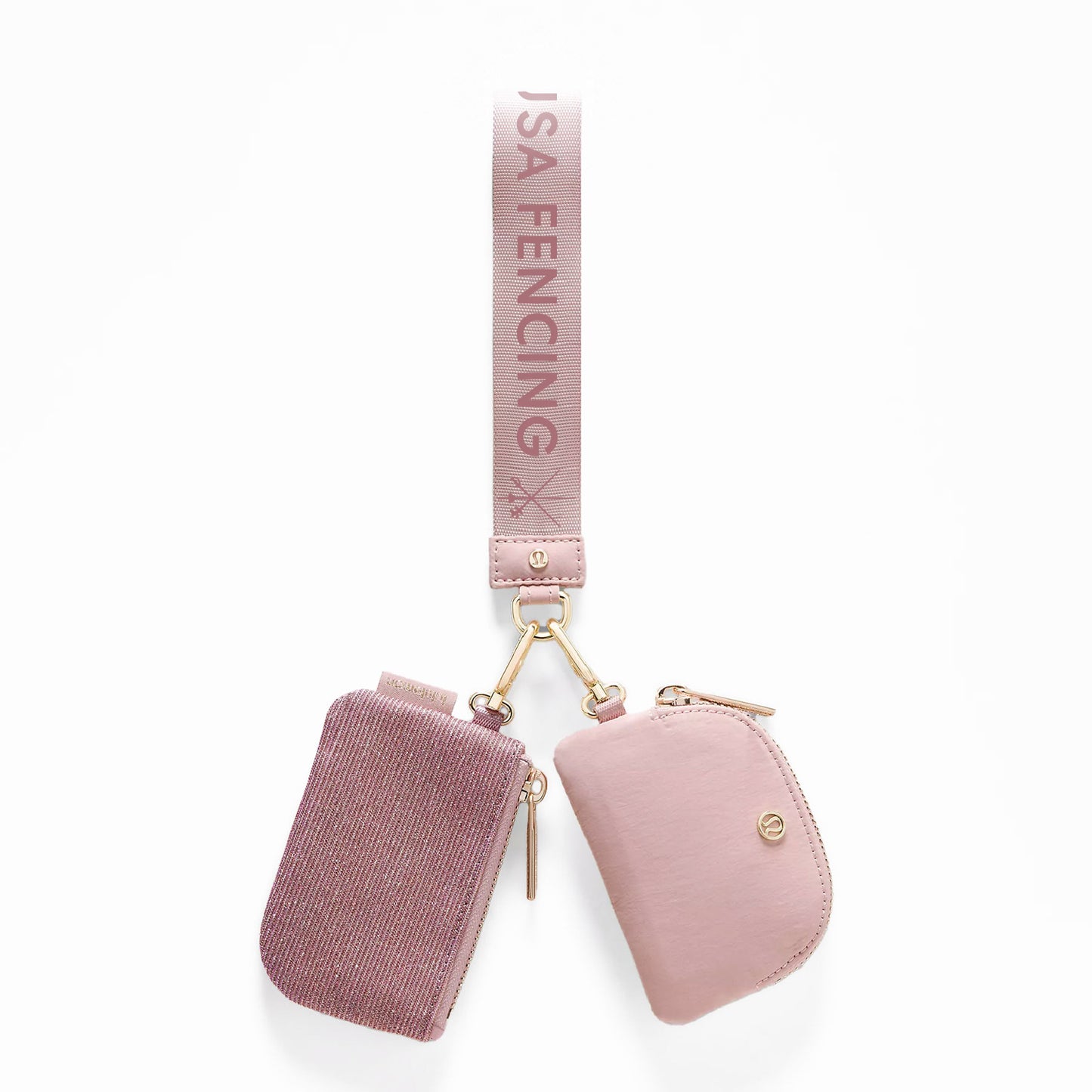 Lululemon Dual Pouch Glitter Wristlet