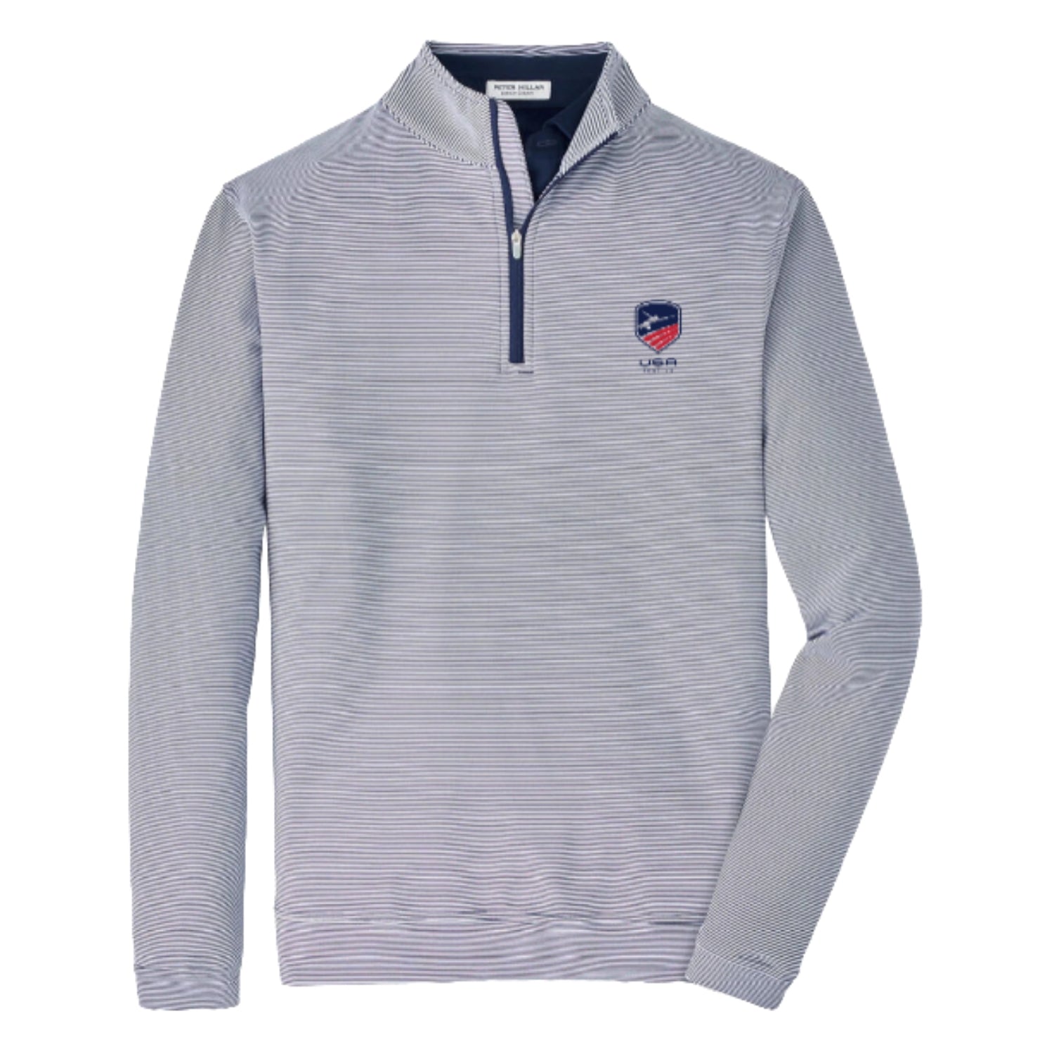 Peter Millar Perth Sugar Stripe Performance Quarter-Zip – ShopUSAFencing