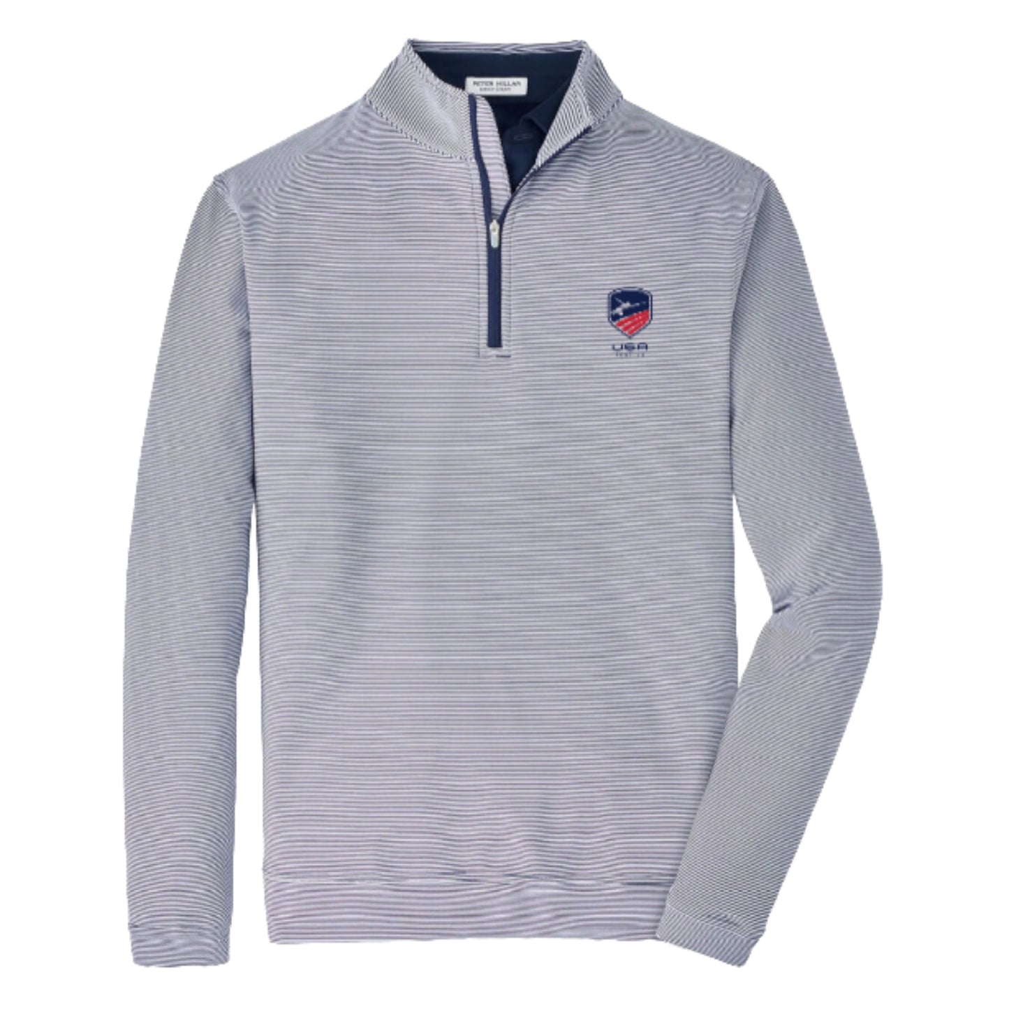 Peter Millar Perth Sugar Stripe Performance Quarter-Zip