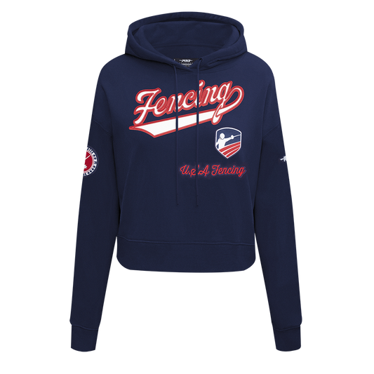 USA Fencing Pro Standard Cropped Hoodie