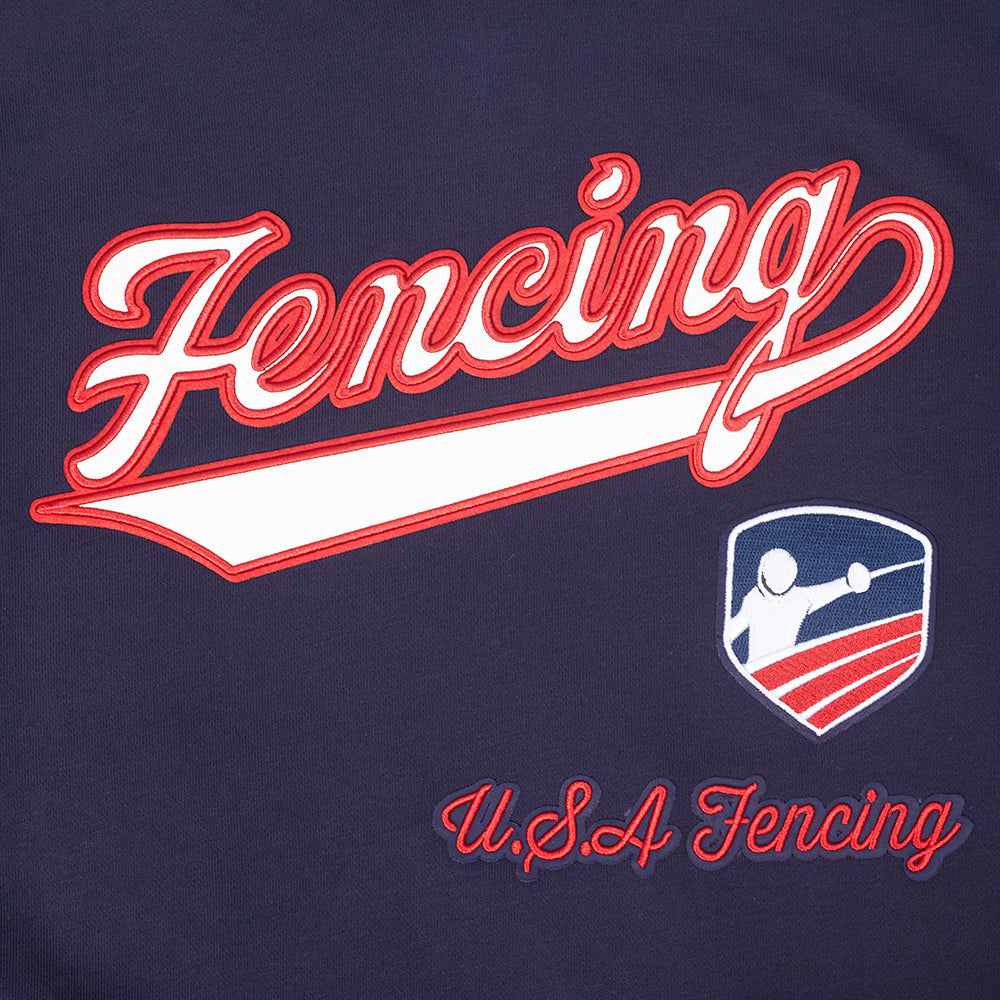 USA Fencing Pro Standard Cropped Hoodie