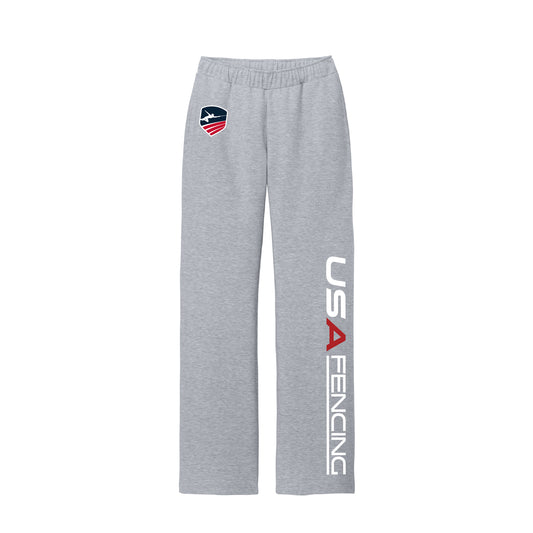 OPEN BOTTOM SWEATPANTS