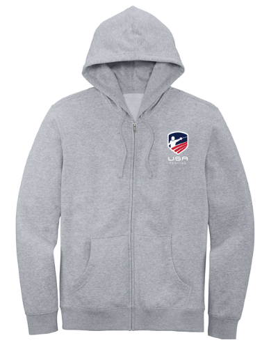 Circle Zip-Up Hoodie