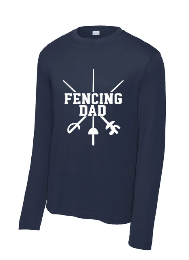 Fencing Dad Long Sleeve Tee