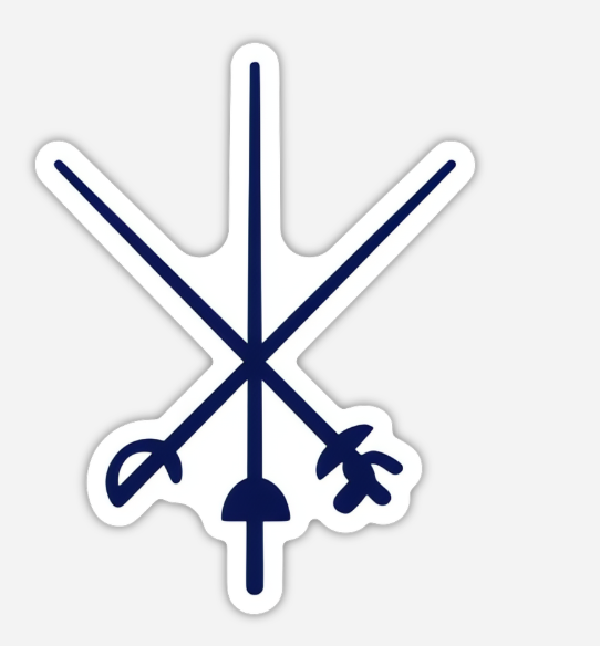 3 Swords Sticker