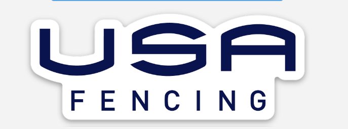 USA Fencing Wordmark Sticker