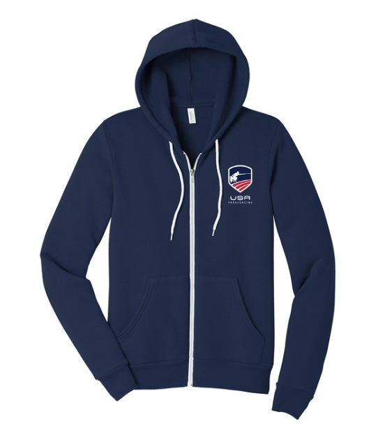 Parafencing Full Zip Logo