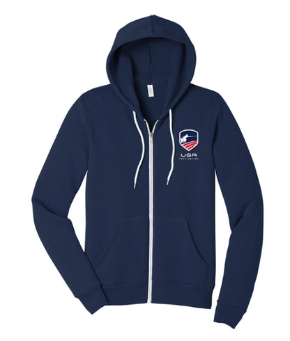 Parafencing Full Zip Logo