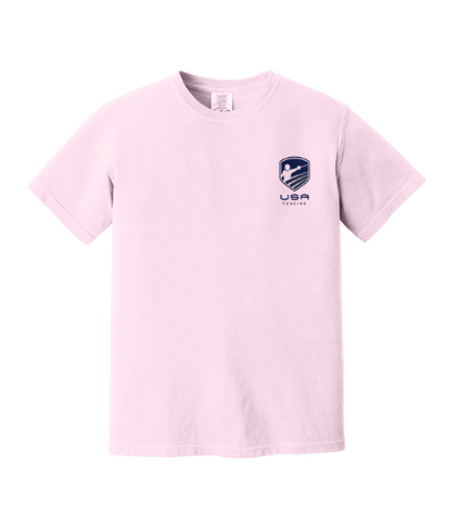 Fencing Postage Stamp Tee