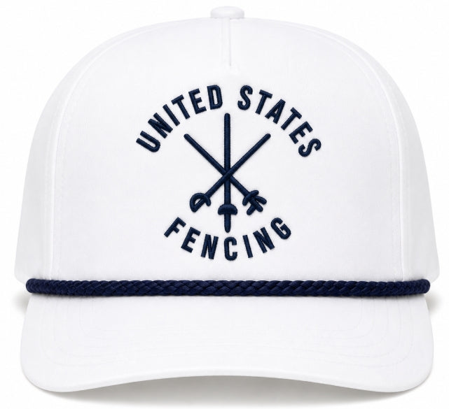 USA Fencing Three Sword Rope Hat