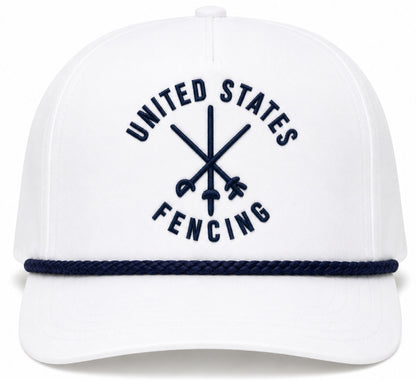 USA Fencing Three Sword Rope Hat