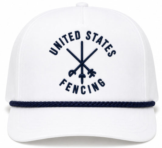 USA Fencing Three Sword Rope Hat