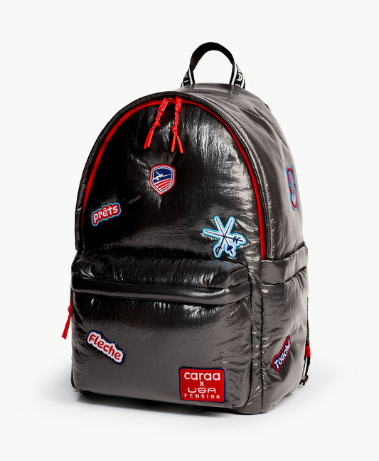 Caraa x USA Fencing Backpack in Steel
