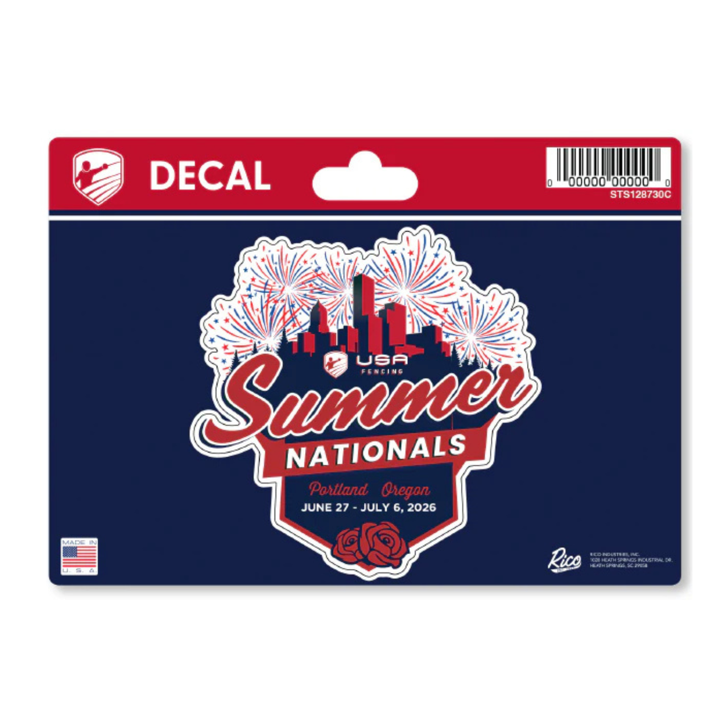 2026 Fencing Nationals Decal