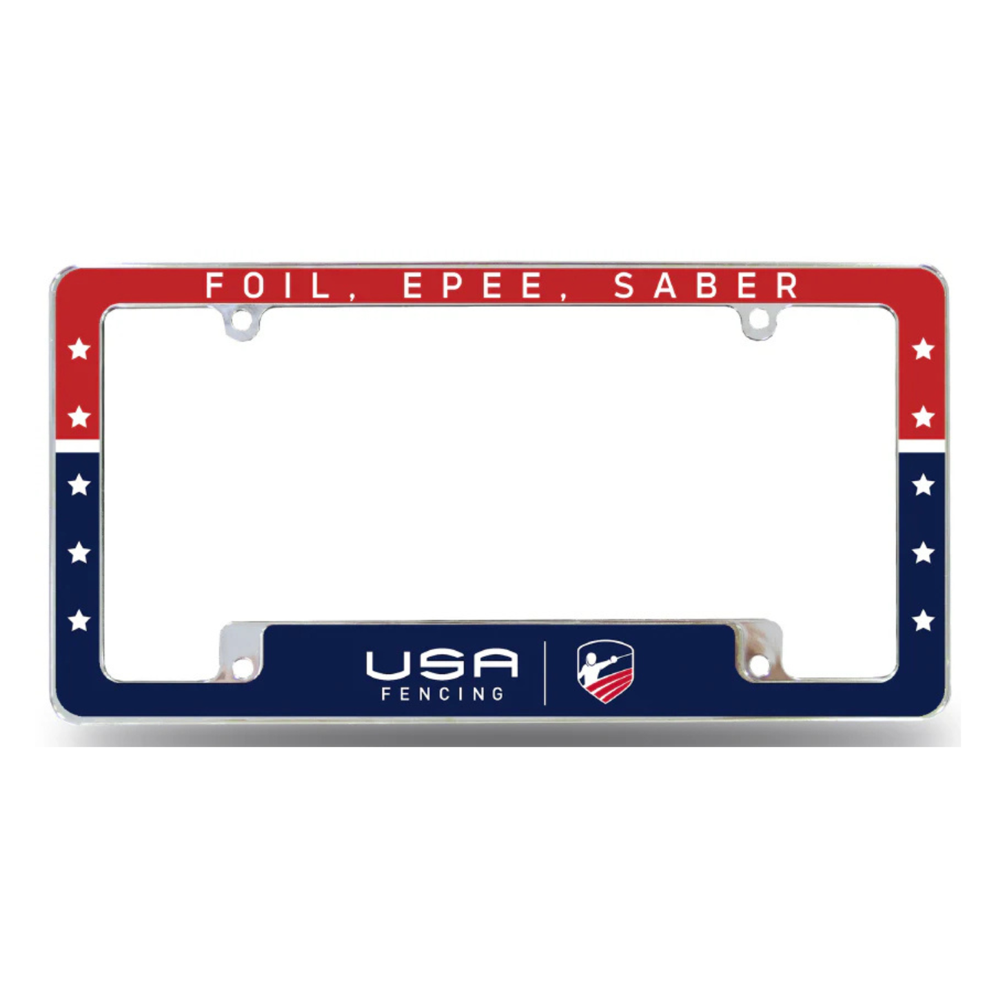 USA Fencing License Plate Frame