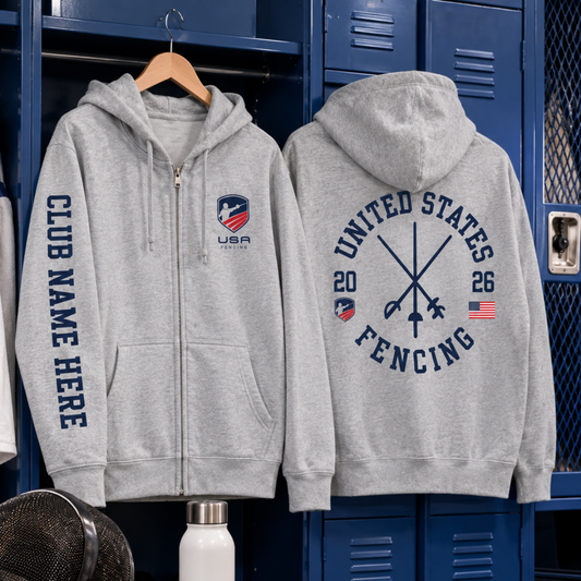 Circle Zip-Up Hoodie
