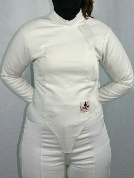 AF Front Zip Cotton w/ Stretch Panel Women's Jacket