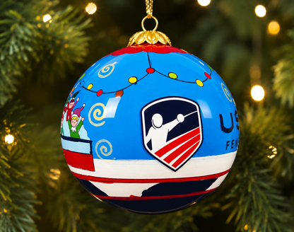 En Guard Holiday Ornament