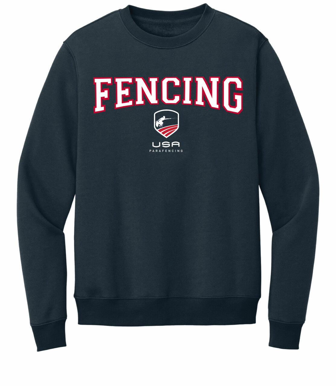 Parafencing Block Crewneck