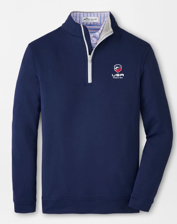 Peter Millar Official Logo Perth Quarter-Zip